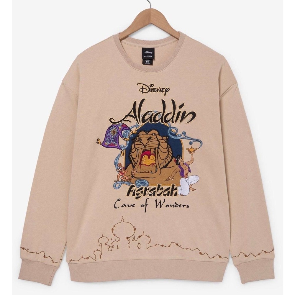 NWT Disney Aladdin Crewneck Sz. L
